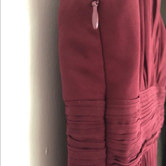 Maroon Samantha Paige bridesmaid dress - Picture 4 of 6